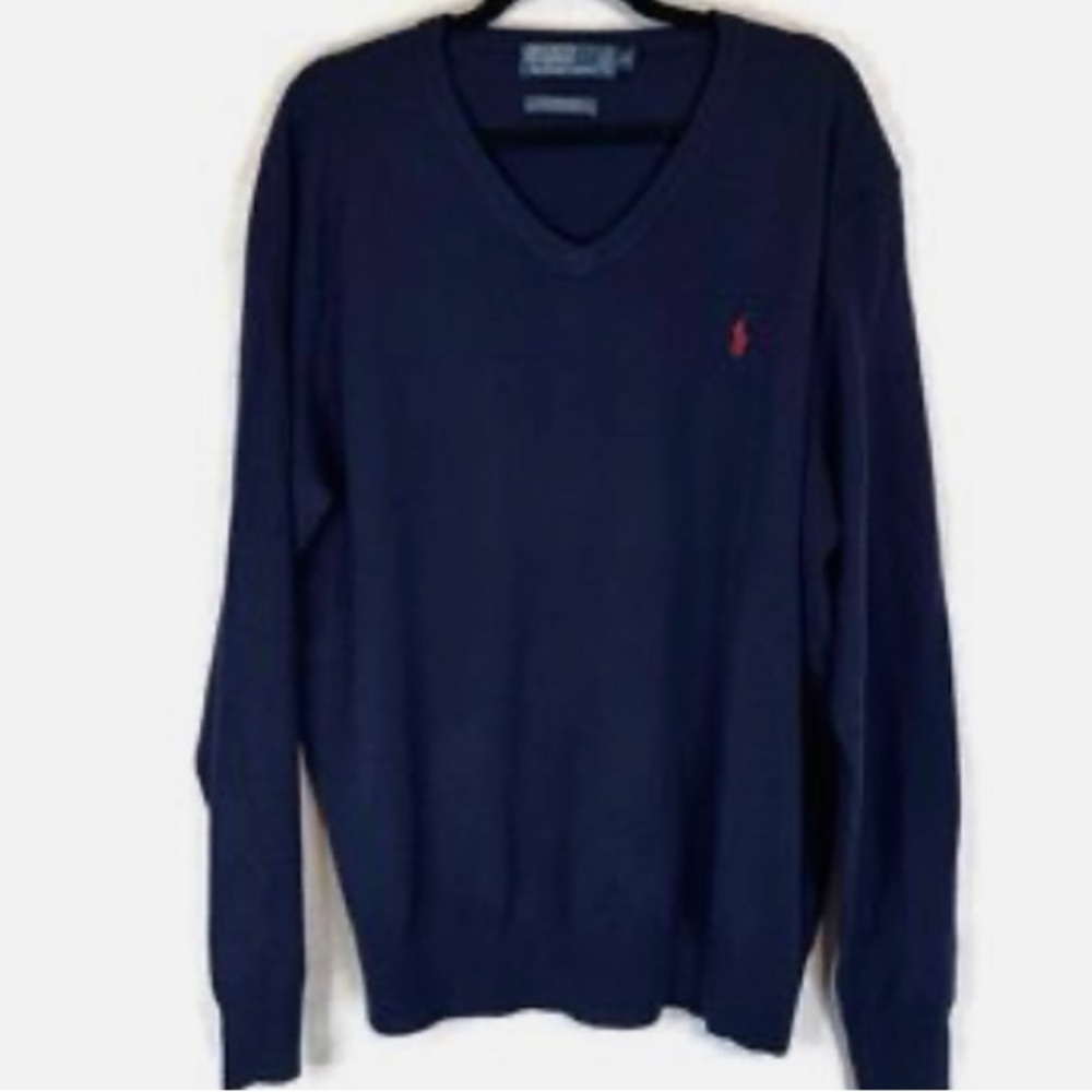 Polo Ralph Lauren Merino Wool Blue Weater - S/P